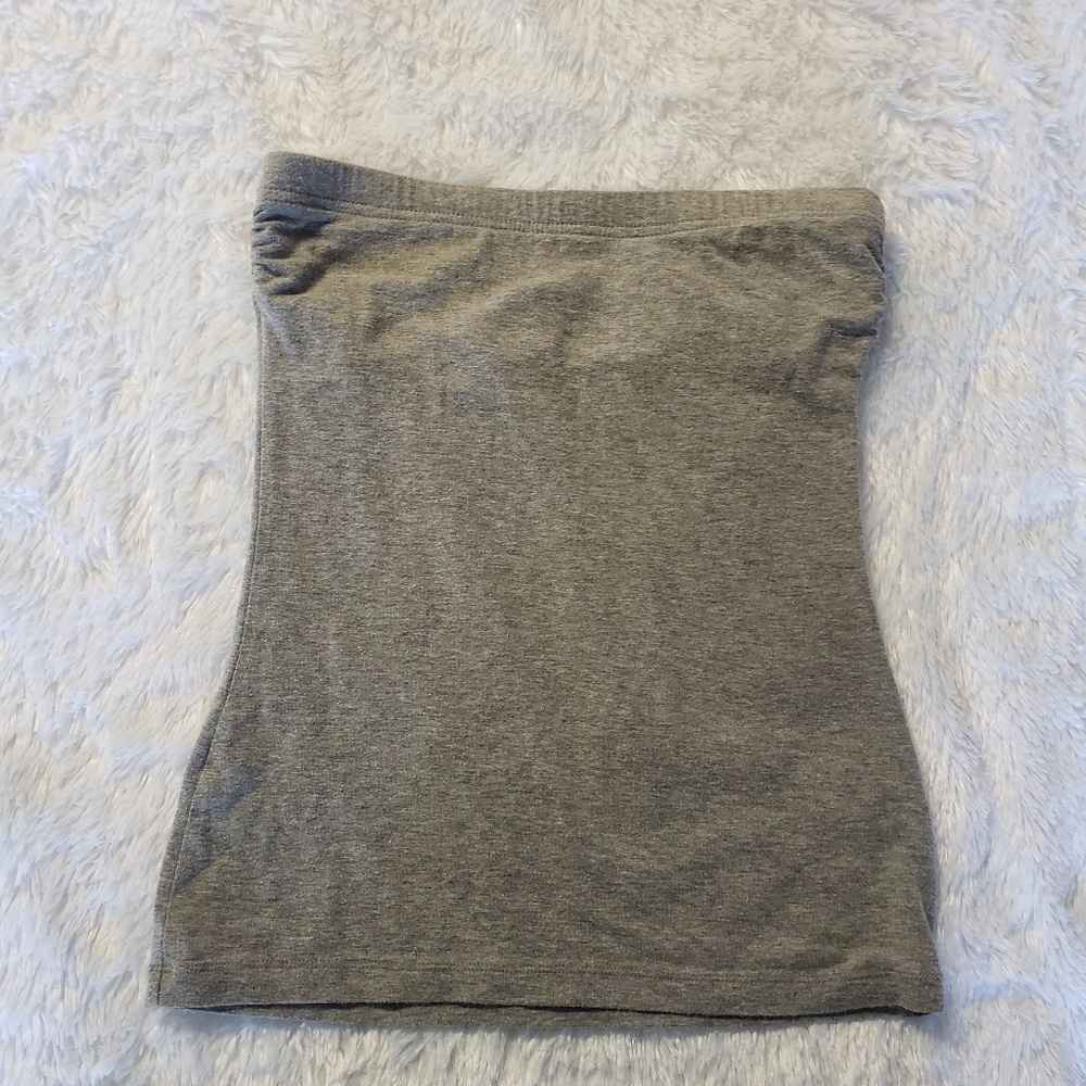 Gray tube  top